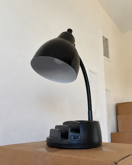 [Moving Out] Black Desk Lamp (Bulb Included!)